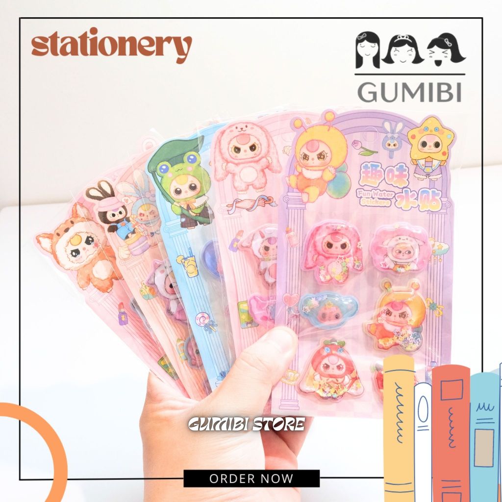 

STIKER TIMBUL AIR BABY THREE BBT SERIES STICKER PVC TIMBUL STIKER AIR SEAL WATER SEAL BABY THREE TERMURAH GUMIBI STORE