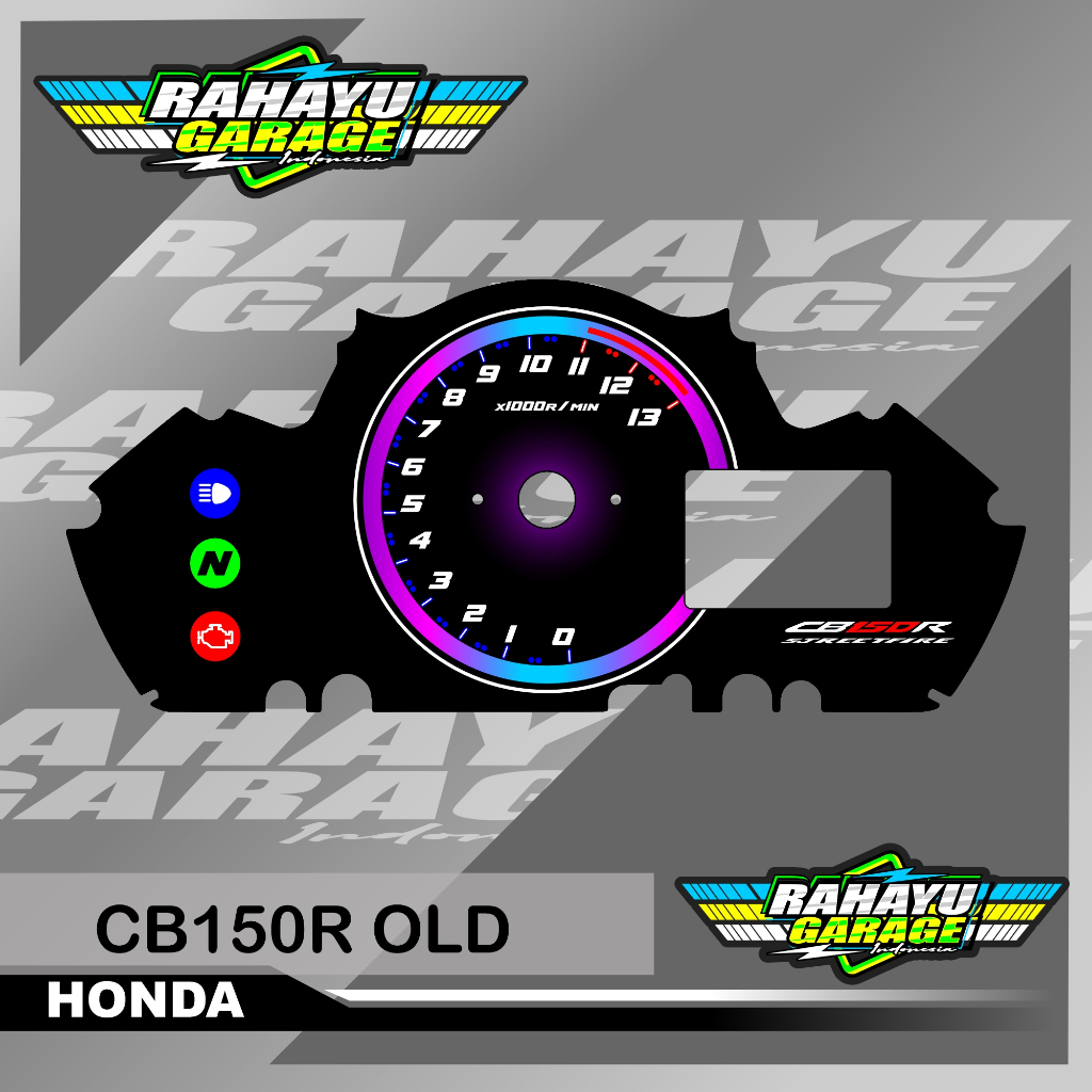 PAPAN SPEEDOMETER CUSTOM HONDA CB150R OLD panel spidometer honda cb150r old
