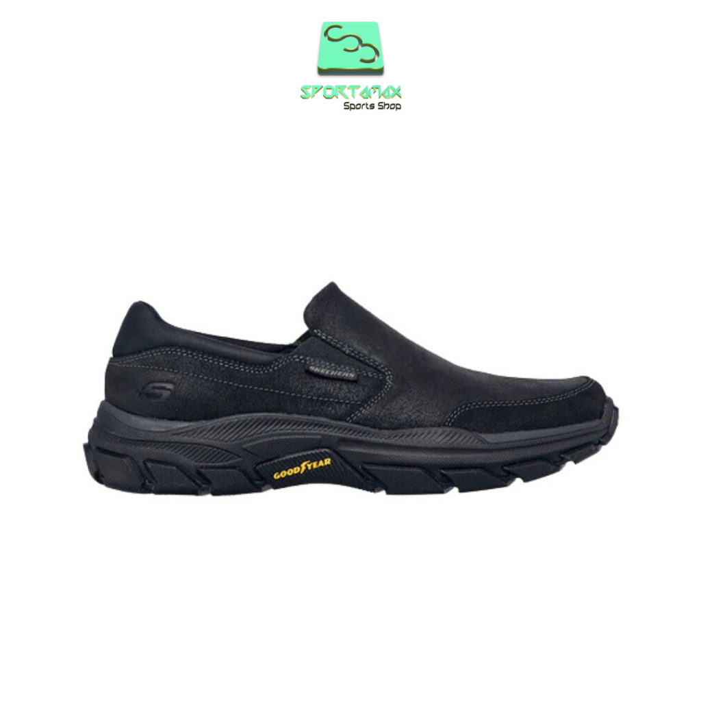 SEPATU ORIGINAL DISCOUNT MURAH SKECHERS RESPECTED CALUM [204480/BLK]