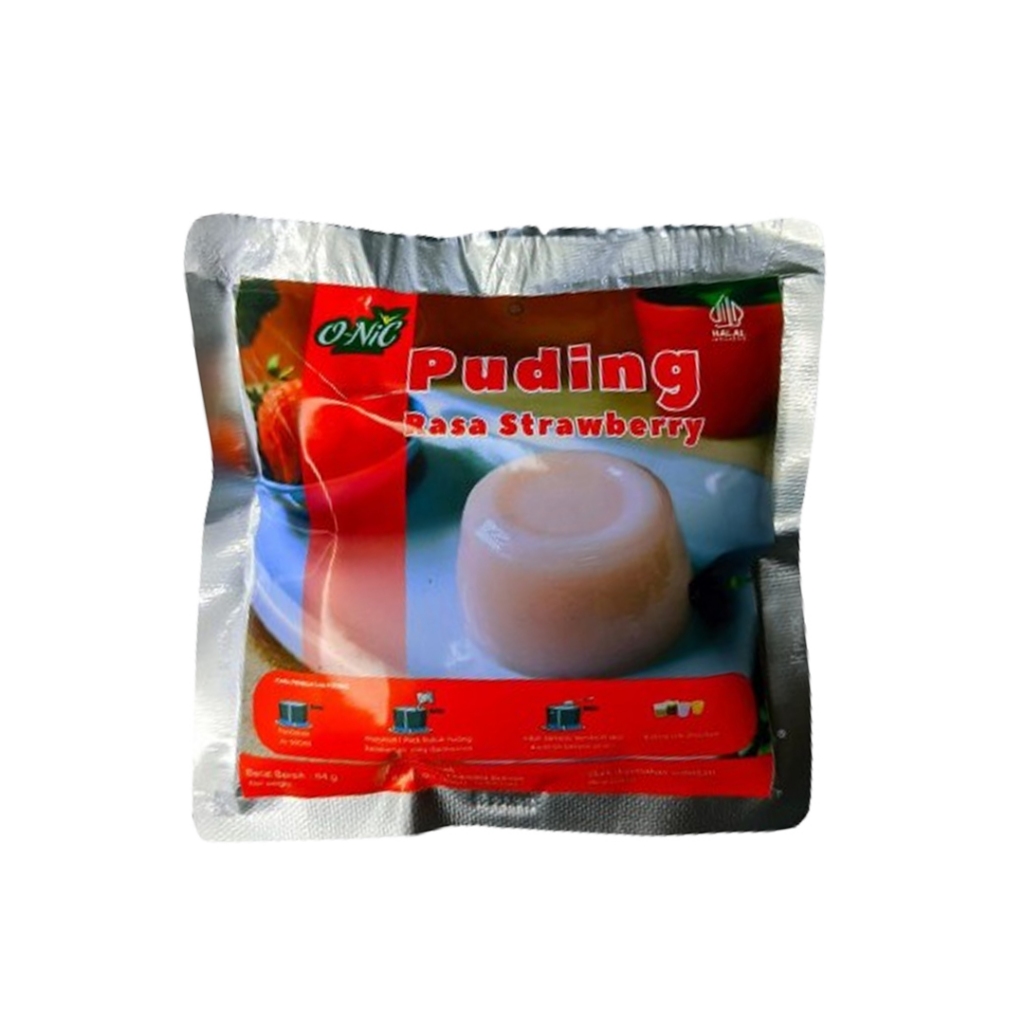 

Puding Onic Rasa Strawberry Camilan bayi