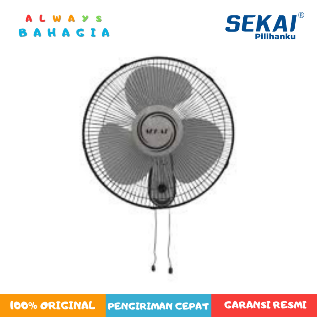 SEKAI WFN 1626 Kipas Angin Dinding 16 Inch