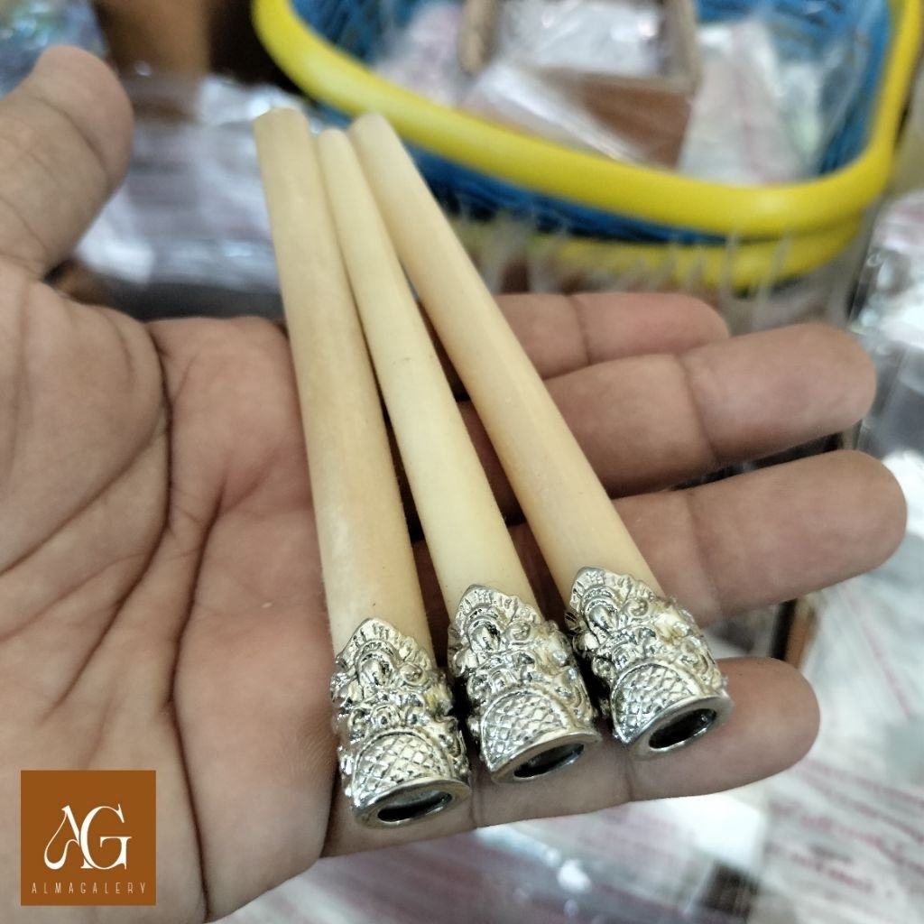 PUTRIICRAFT | pipa once / pipa rokok tulsap variasi alpaka silver