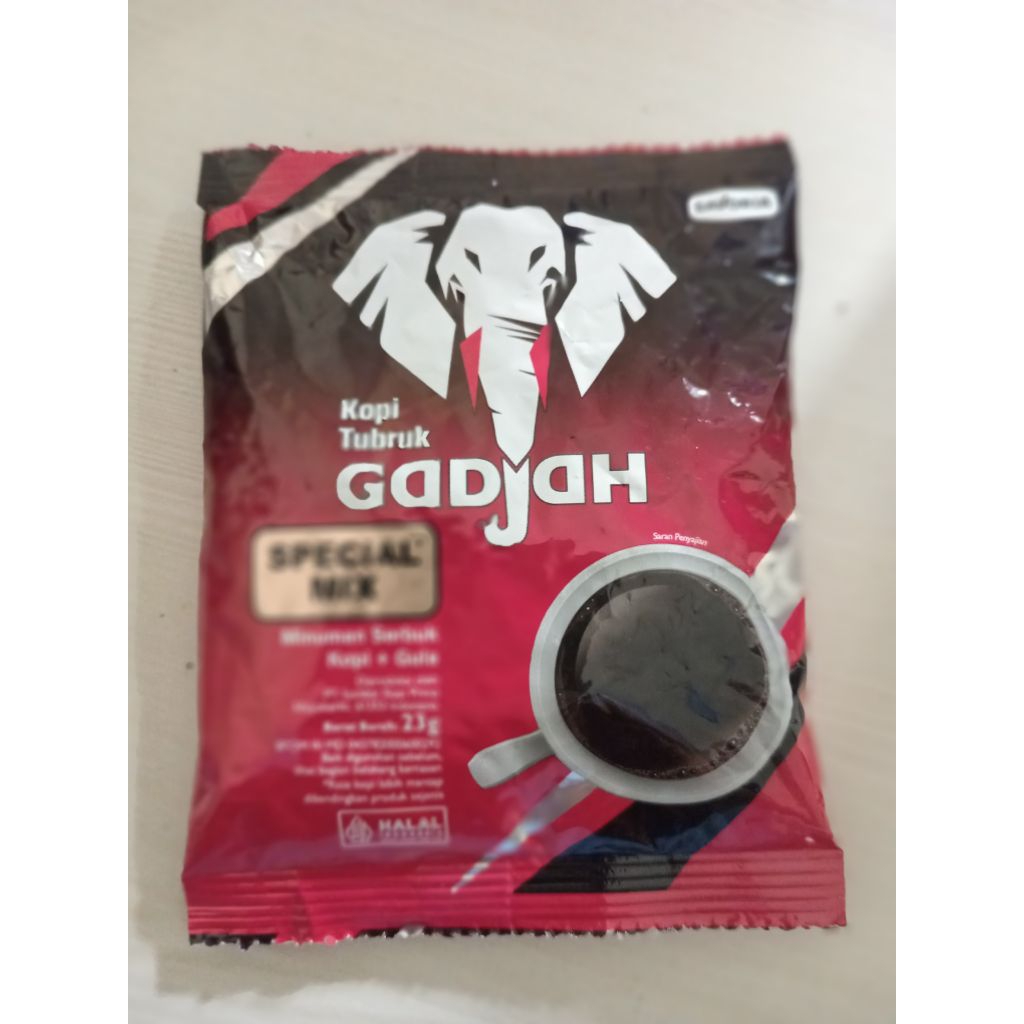 

Kopi Tubruk Gajah Special Mix 1 Renceng isi 10 Sachet