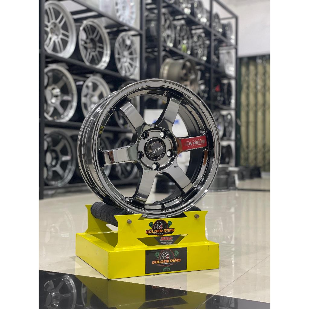 Velg Mobil Ssw S414 TE37 R16 Bisa Untuk Mobil Innova Rush Xpander Dll