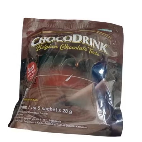 

Chocodrink belgian chocolate taste minuman bubuk kakao 140gr isi 5 sachet × 28gr