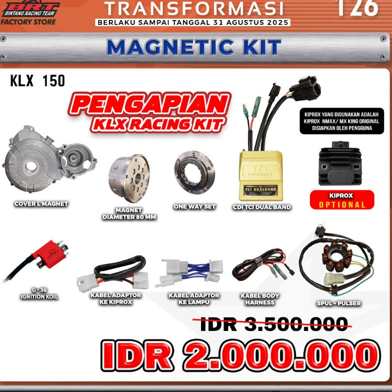 Pengapian KLX Racing Kit Magnet