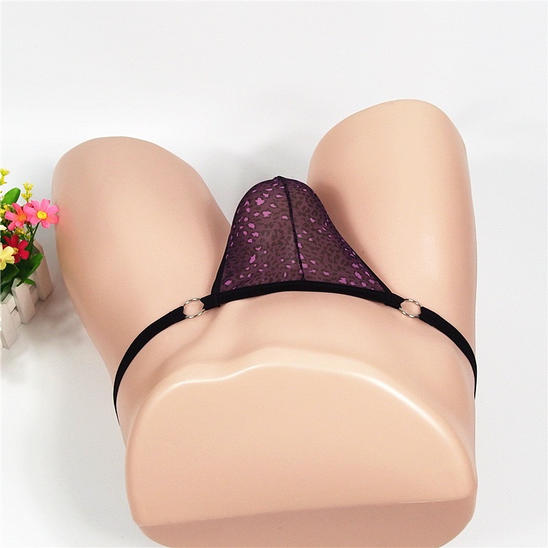 G String Cowok Sexy leopard Print mini thong Celana Dalam Pria cd dewas y0620-