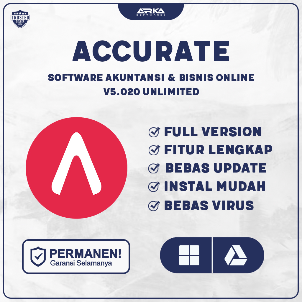Accurate Accounting 5 Full Version Lifetime | Software Akuntansi & Pembukuan Bisnis (WIN)