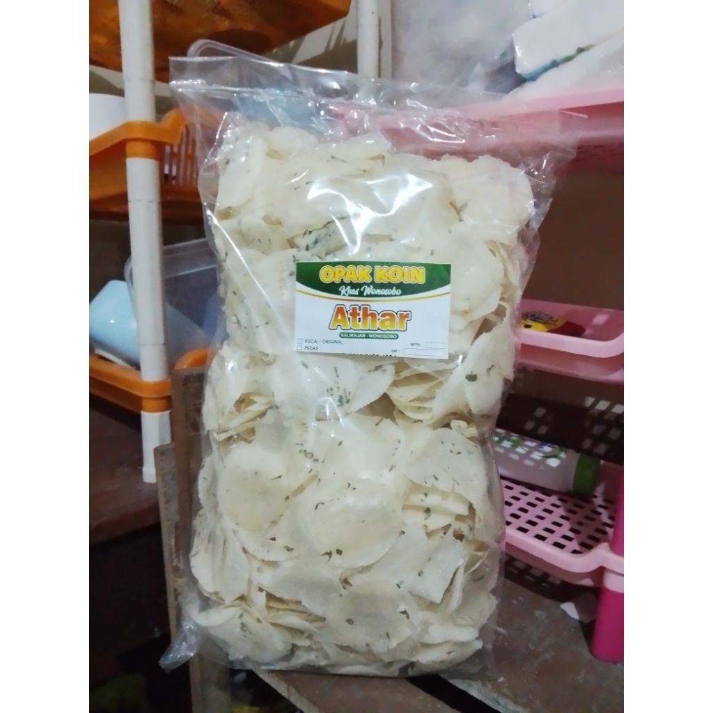 

Kerupuk Opac koin wonosobo 500gr