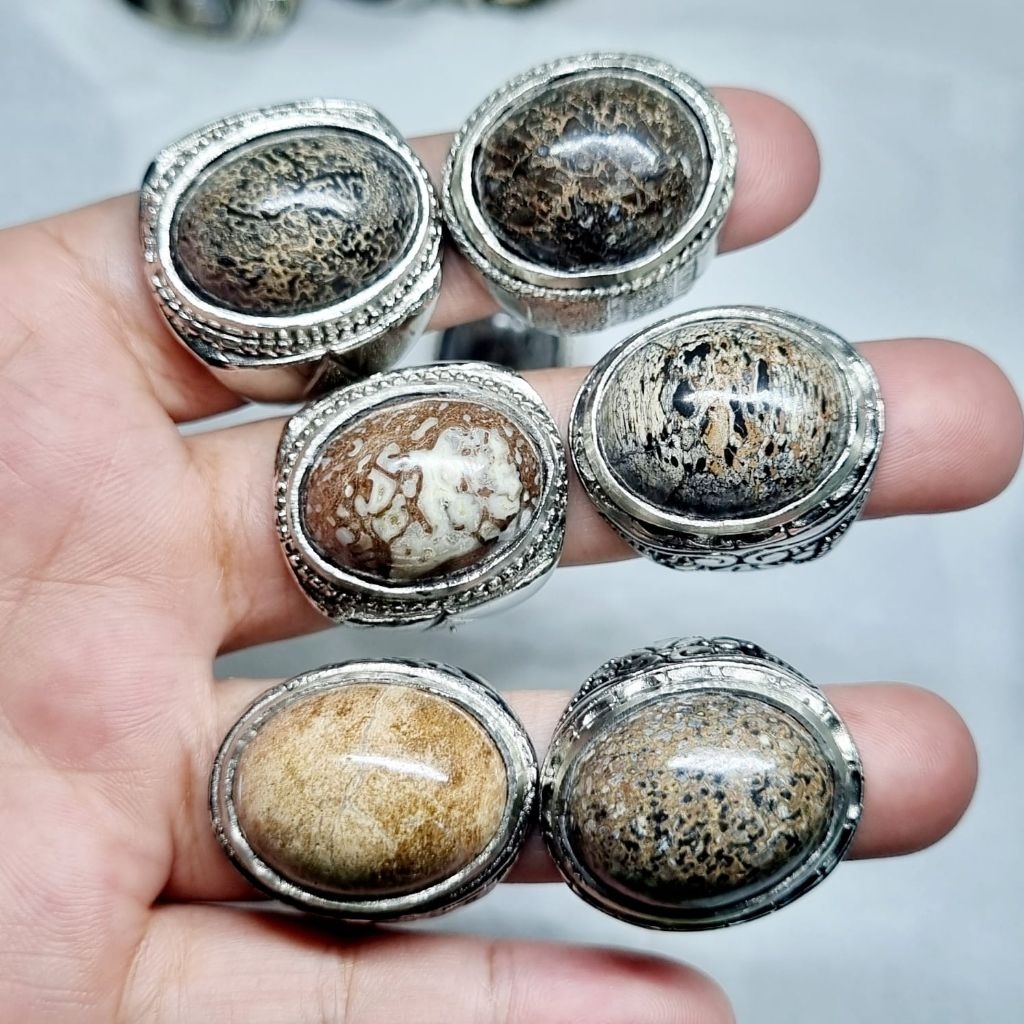 Cincin Batu Anti Wisa Asli Alami Nyedot Racun