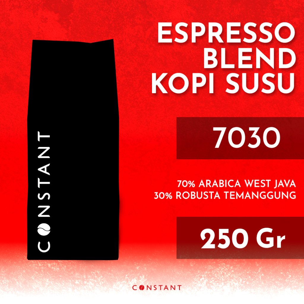 

Espresso Kopi Susu Blend 70% Arabika 30% Robusta 250 Gram