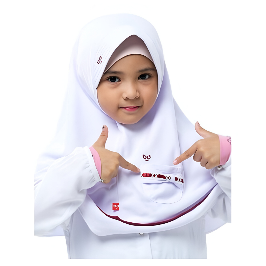Krukid Kimi - Rabbani Kerudung Bayi / Kerudung Balita / Kerudung Anak TK & SD
