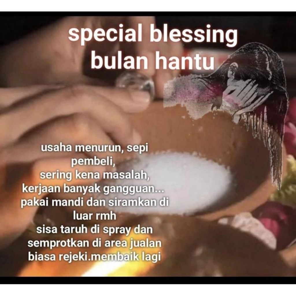 

garam blessing wajib dgn blnja 50.000