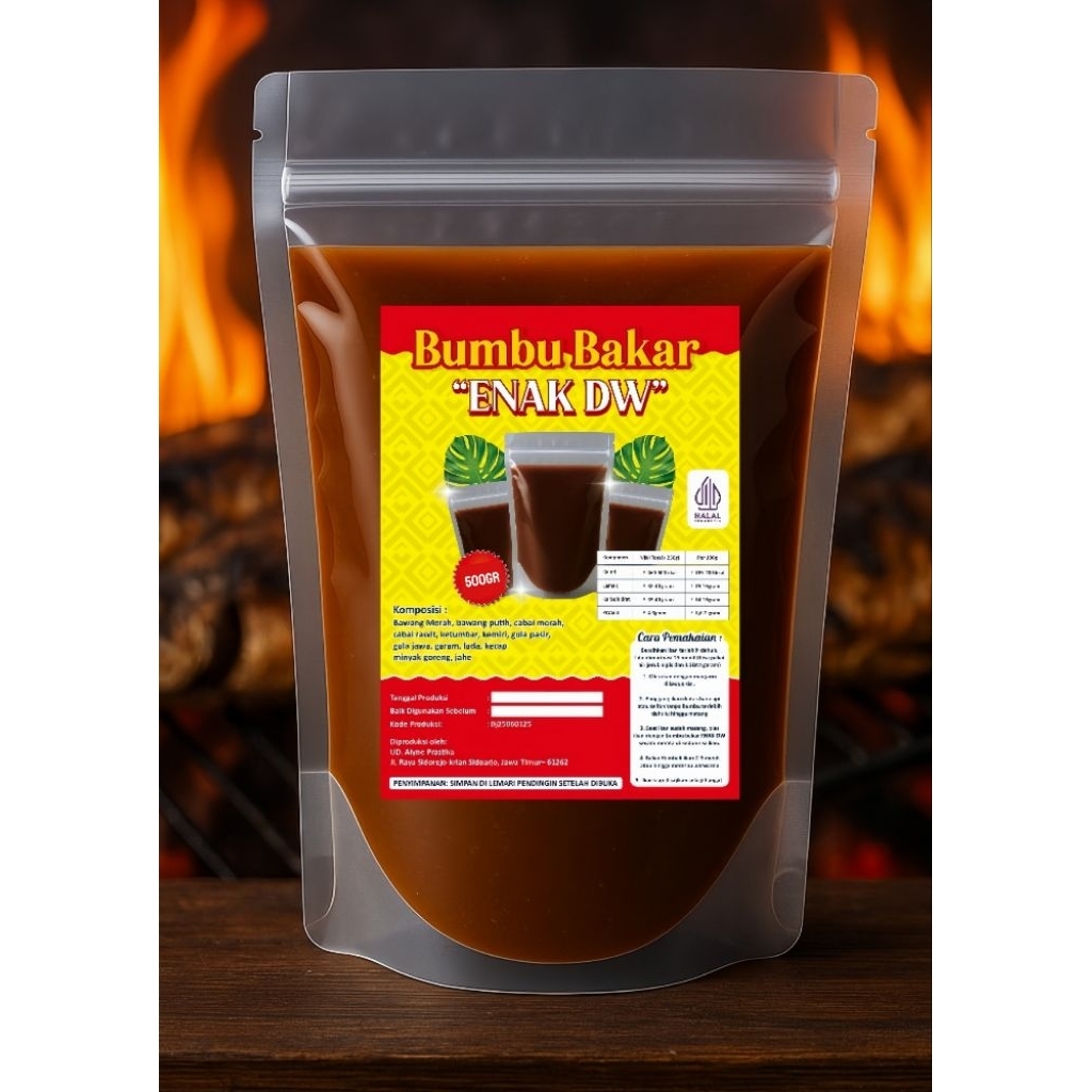 

BUMBU BAKAR JIMBARAN BUMBU BAKAR ENAK DW 250+250gram