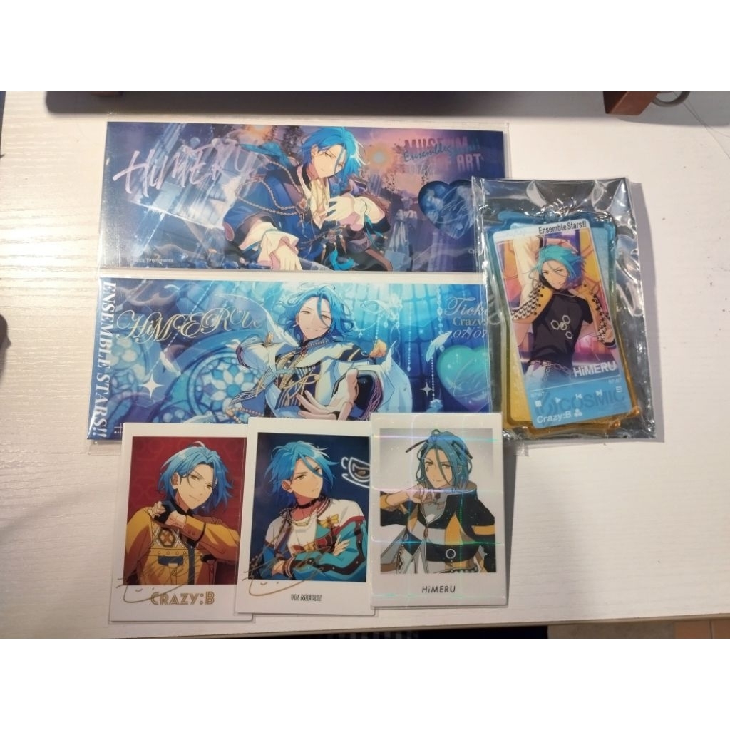 Ensemble Stars!! HiMERU set merch CN Ticket, Pashakore, keychain