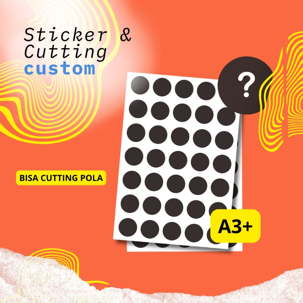 

Custom Sticker A3+ dengan Cutting Termurah, Express Cepat Jadi | Bisa COD
