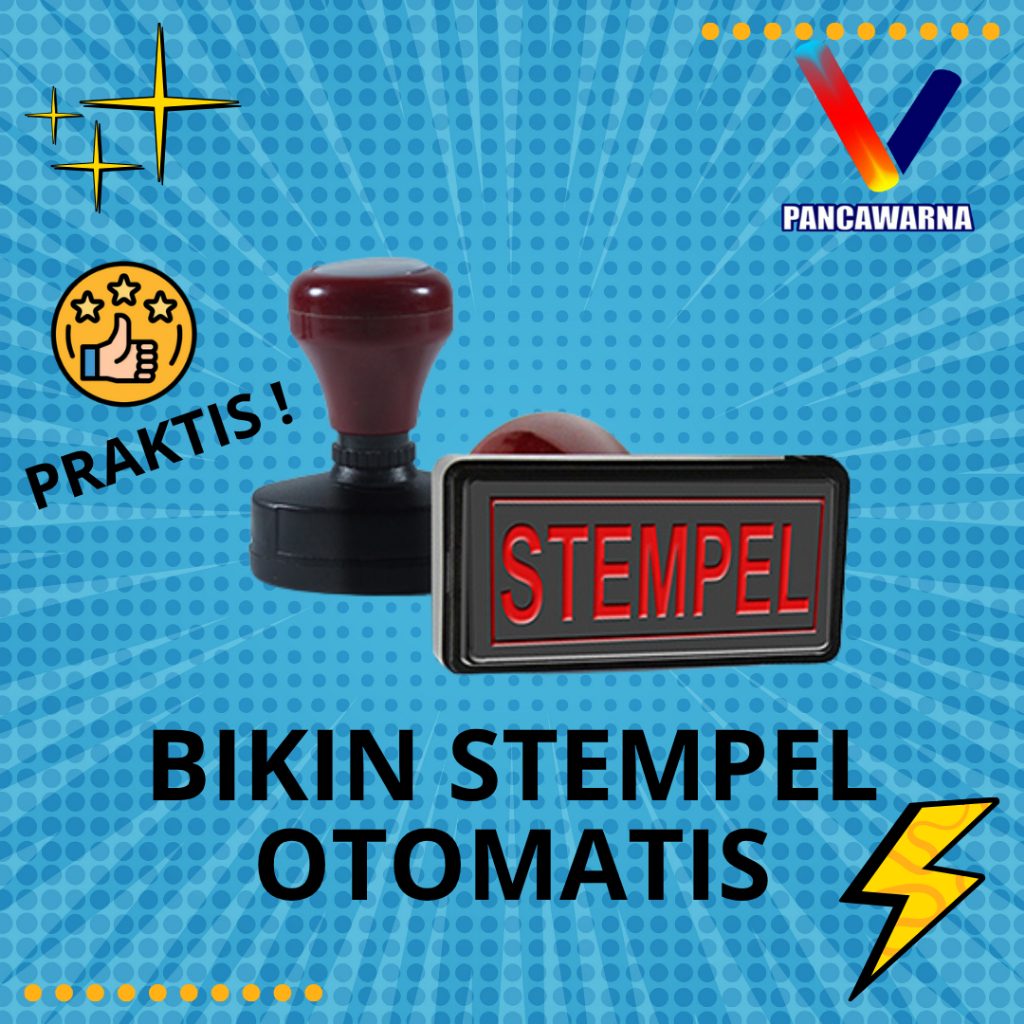 

STEMPEL FLASH / OTOMATIS / BULAT / KOTAK