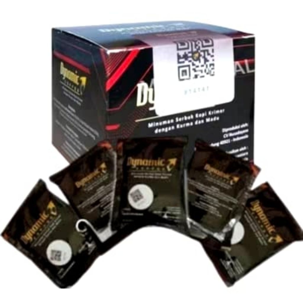 

Dynamic kopi sachet 1box kecil isi 10 pcs