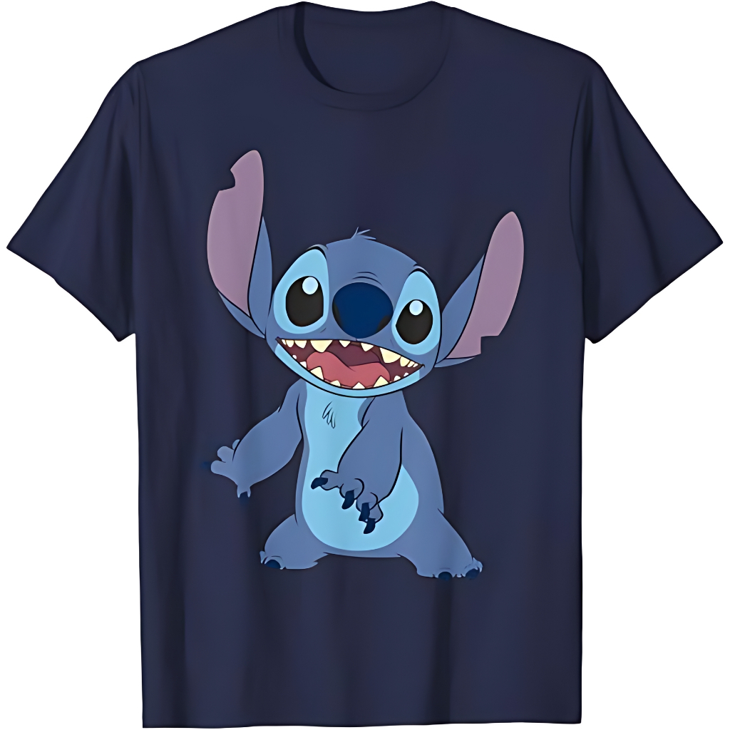 Disney Lilo & Stitch Simple Stitch Portrait T-Shirt