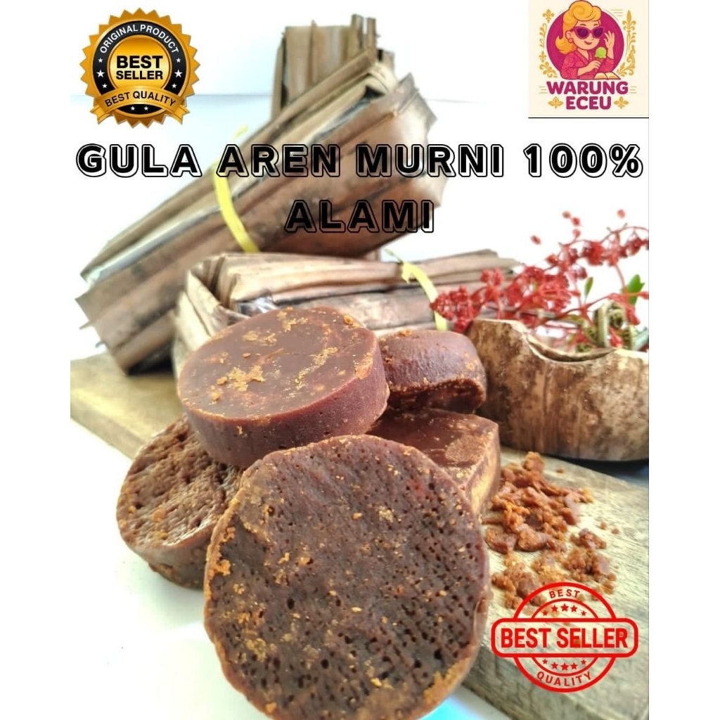 

GULA AREN ASLI 100% 1KG KHAS PANGANDARAN JAWA BARAT
