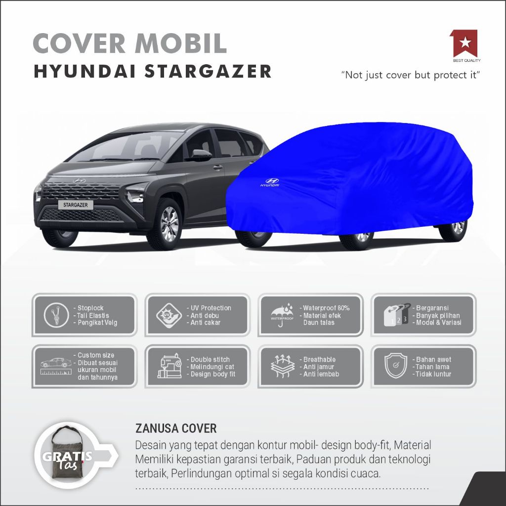 BODY COVER MOBL HYUNDAI STARGAZER, SARUNG MOBIL HYUNDAI STARGAZER, SELIMUT MOBIL HYUNDAI STARGAZER