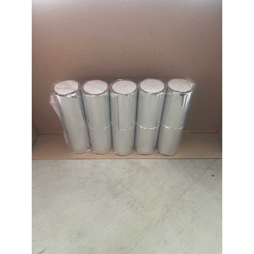 

kertas thermal ukuran (80x50mm) core plastik