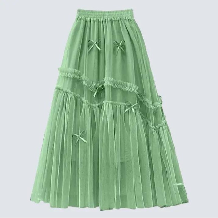 Rok Tutu Ceruty Babydoll Full Furing 2layer Mix Tile Dot Setelan Lebaran 2025 Bisa COD