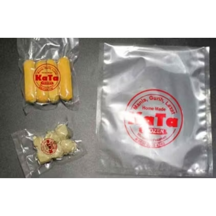 SABLON CUSTOM PLASTIK VACUM, KEMASAN FROZEN SABLON 2 SISI 1 WARNA NON EMBOS