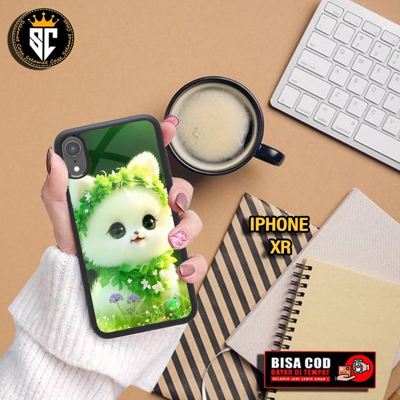 CASE IPHONE XR MOTIF BONEKA CUTE READY UNTUK SEMUA TYPE HANDPHONE,SOFTCASE & HARDCASE 2D GLOSY