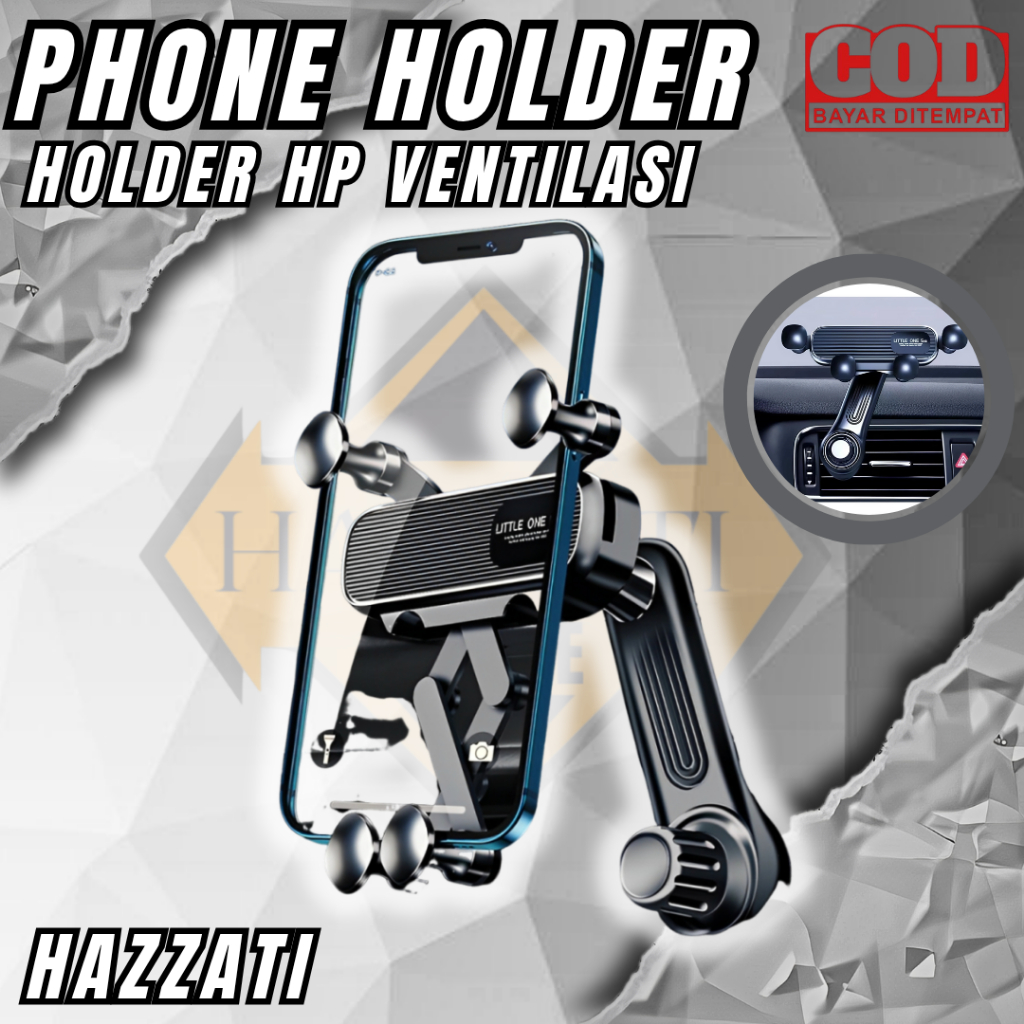 Holder HP Ventilasi AC Mobil - Car Phone Holder Pasang AC Mobil Stand Holder HP Ventilasi AC Mobil