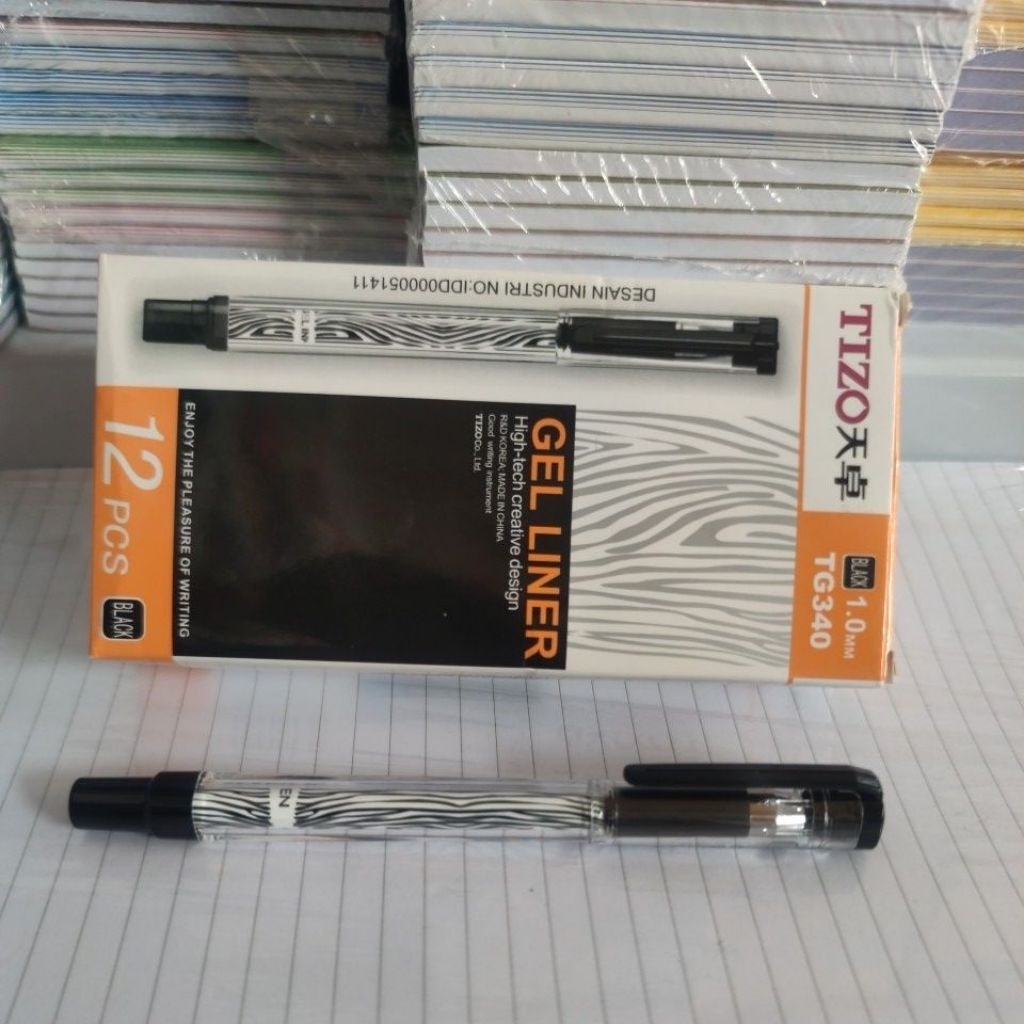 

Pen Gel/ Pen Jel/ Gell Pen/ Gel Liner TIZO TH 340 Tinta 1.0 Harga 1 pack murah grosir