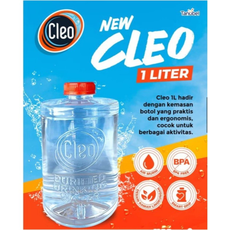 

Cleo Air Murni Botol 1L (1L x 12 botol)