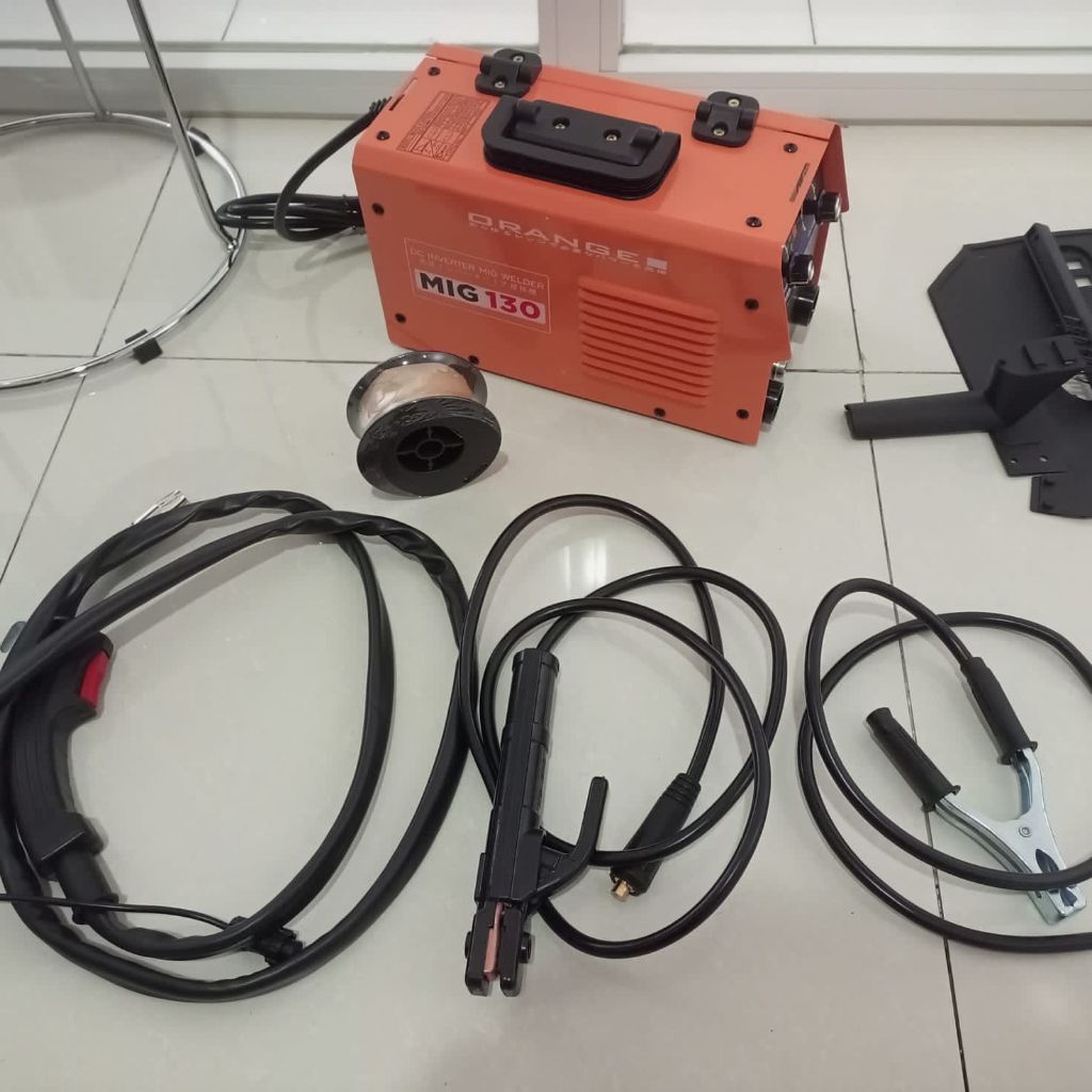 MESIN LAS MIG 130 ORANGE // MIG MMA WELDING MACHINE