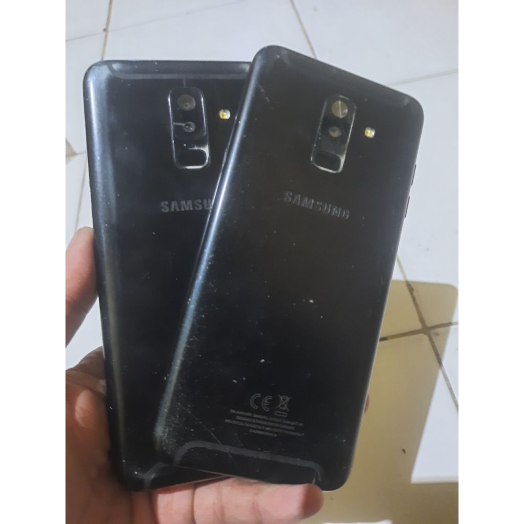 unit _samsung a6 plus mesin hidup hasil test...