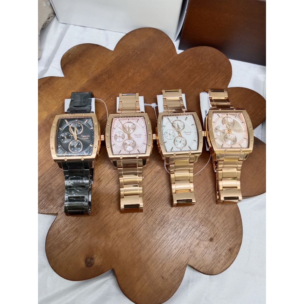 Jam tangan wanita Alexandre Christie AC 6376 BF Stainless Steel Original