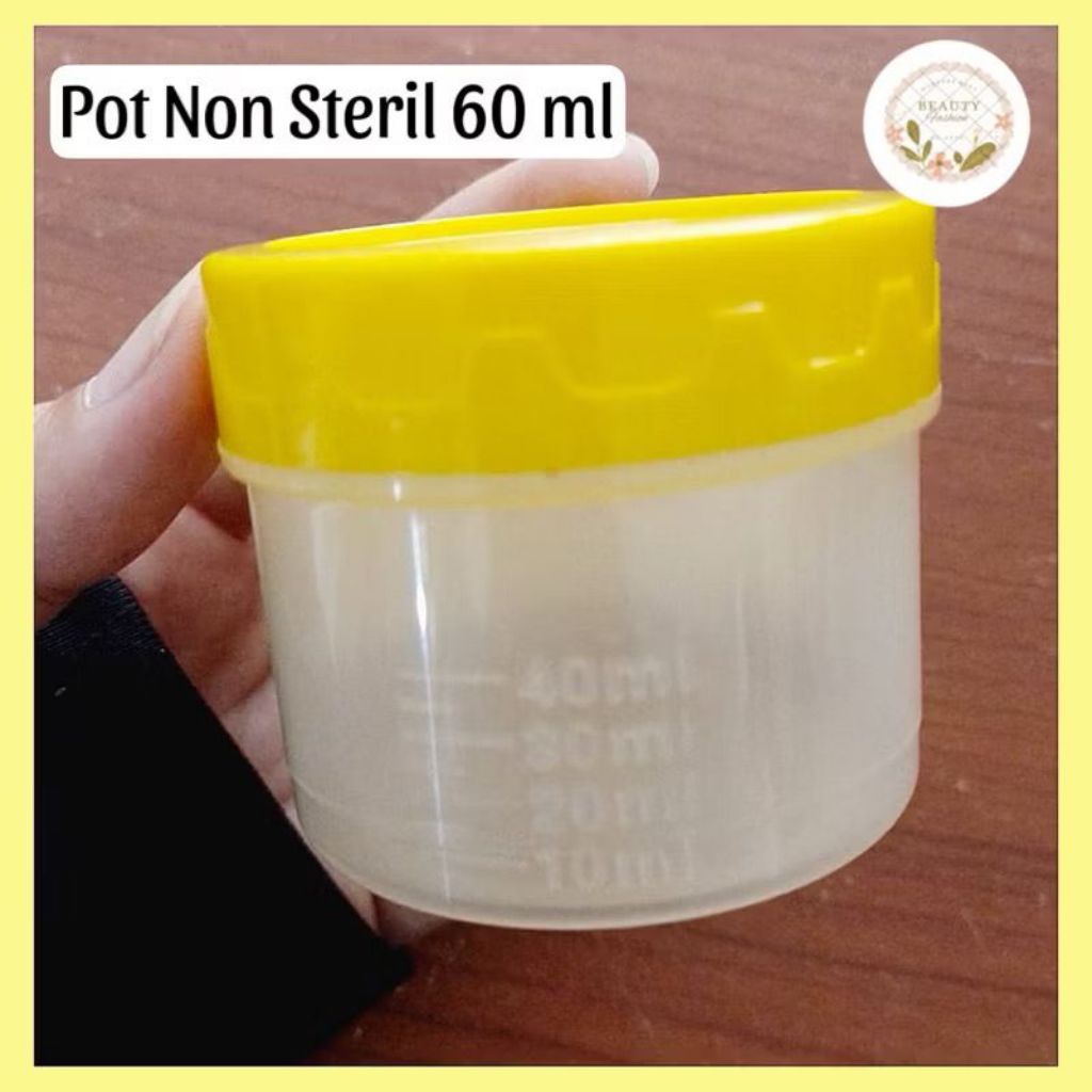 Pot Urin Steril Non Steril /Pot Dahak  Pot Sputum Steril Non Steril  60cc 100 cc
