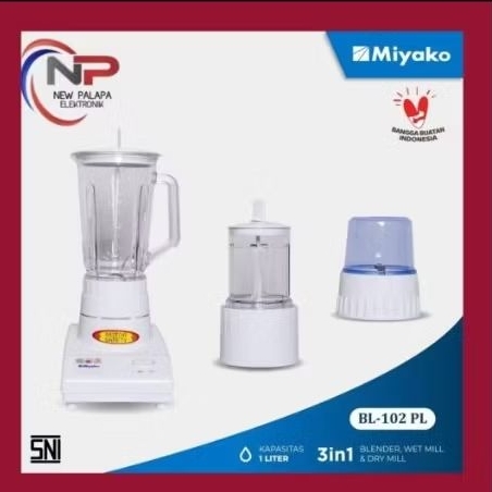 BLENDER MIYAKO BL 102 PL/ BLENDER MIYAKO PLASTIK