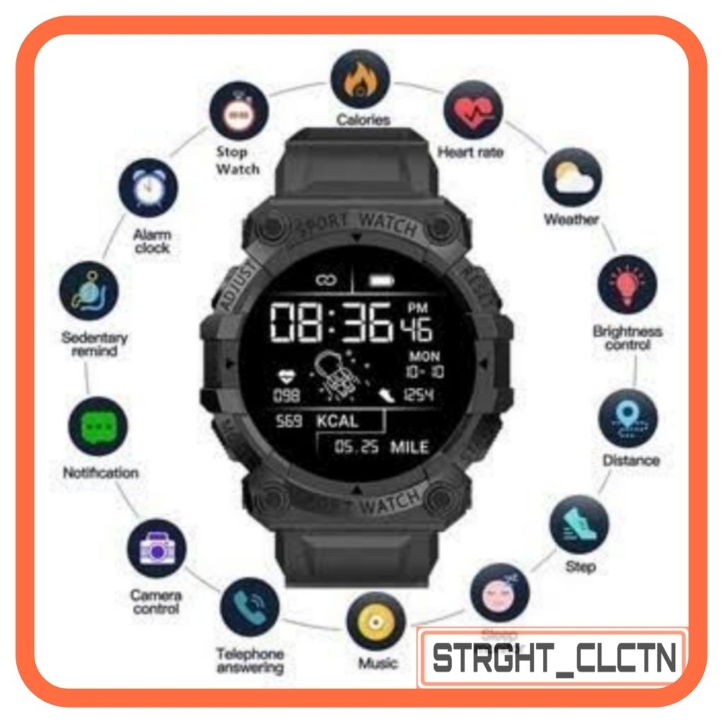 JAM HP ANDROID 4G FD68 SMARTWATCH BISA WHATSAPP TLFN SMS MUSIK KAMERA BLUETOOTH NOTIFIKASI TERBARU P