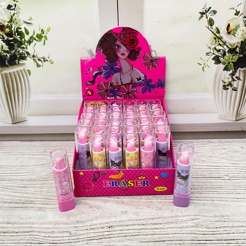 

PENGHAPUS LIPSTIK SANRIO ER-1908 / PENGHAPUS LIPSTIK SANRIO CINAMONROL MELODY KUROMI LUCU UNIK BANYAK VARIAN PENGHAPUS KARET LIPSTIK BISA COD