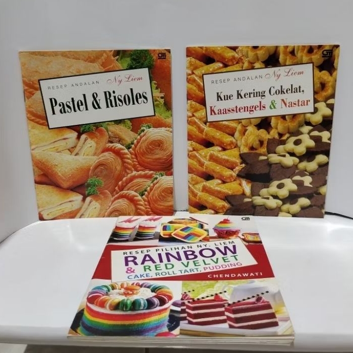 RESEP ANDALAN NY LIEM Kue Kering Klasik, Gaya baru, Modern, Nasi Goreng, Sajian mi, Red Velvet, Brow