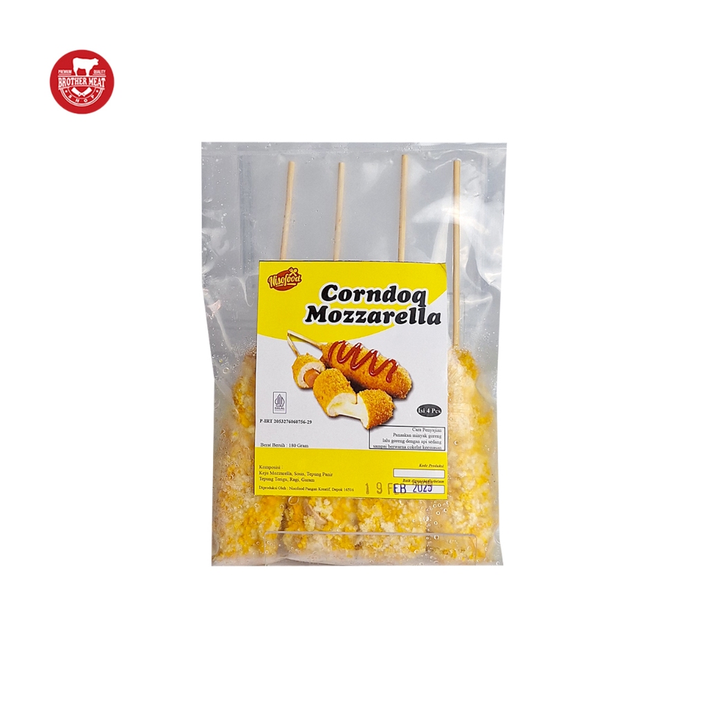 

Nisofood Corndough Mozzarella Frozen isi 4 - Brothermeatshop