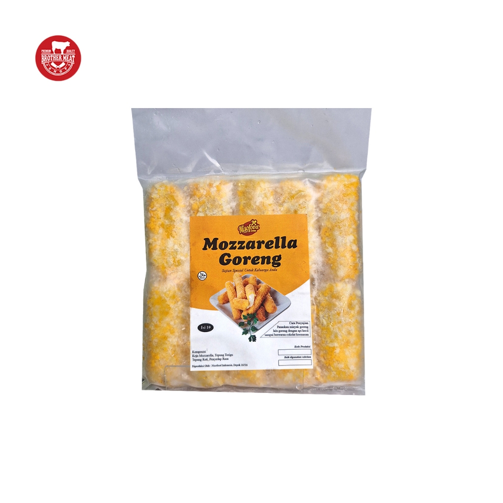

Nisofood Mozzarella Goreng Frozen isi 10 - Brothermeatshop