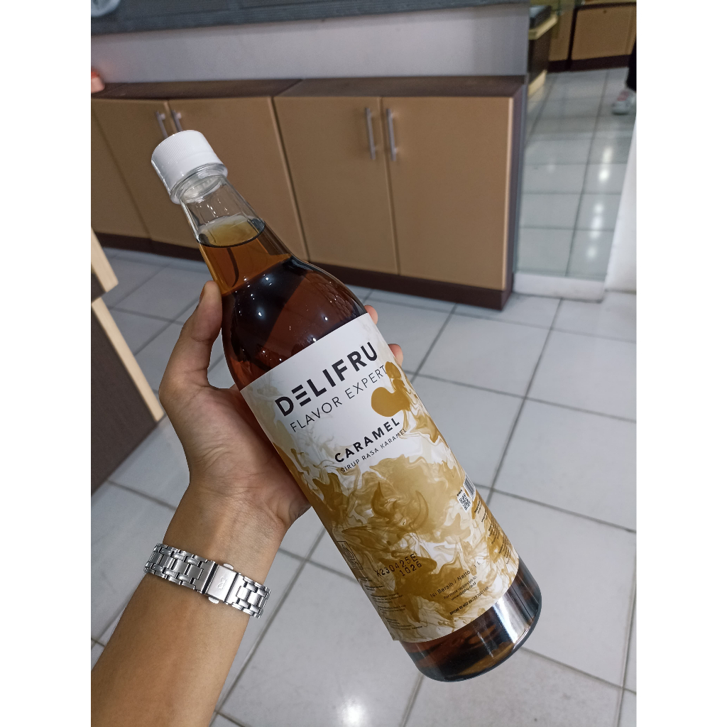 

DELIFRU SYRUP DRINK KEMASAN 1 LITER CARAMEL PREMIUM/BPOM/HALAL
