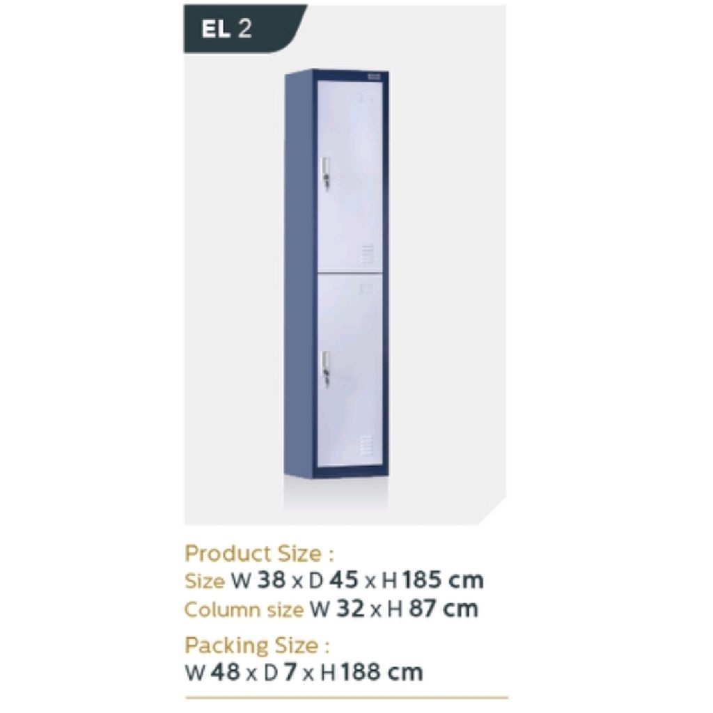 Lemari Loker /Lemari kantor lemari 1 badan Arsip Besi  Emporium