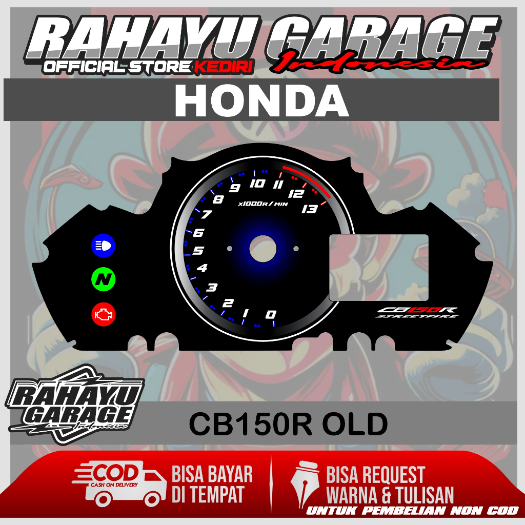 PAPAN SPEEDOMETER CUSTOM HONDA CB150R OLD panel spidometer honda cb150r old