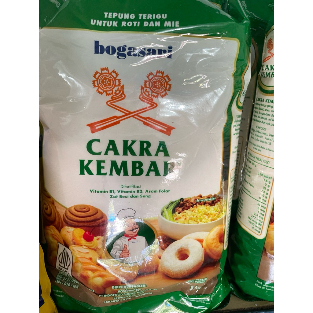 

TEPUNG TERIGU BOGASARI CAKRA KEMBAR 1KG