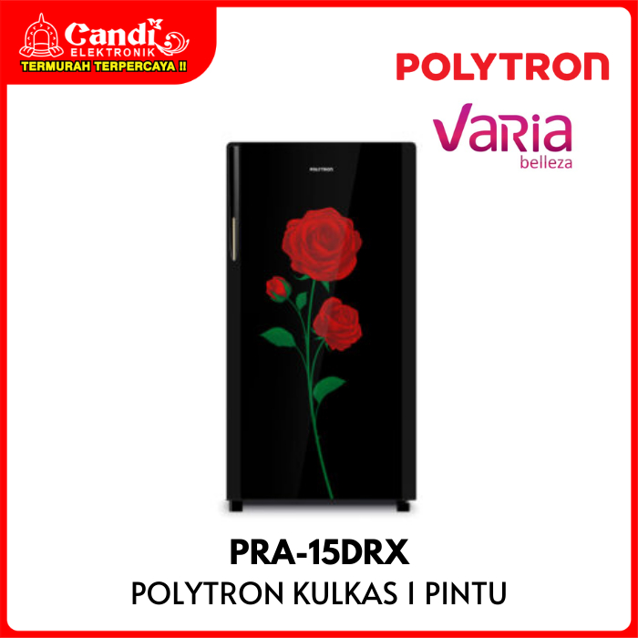 POLYTRON KULKAS 1 PINTU KAPASITAS GROSS 150 LITER PRA-15DRX