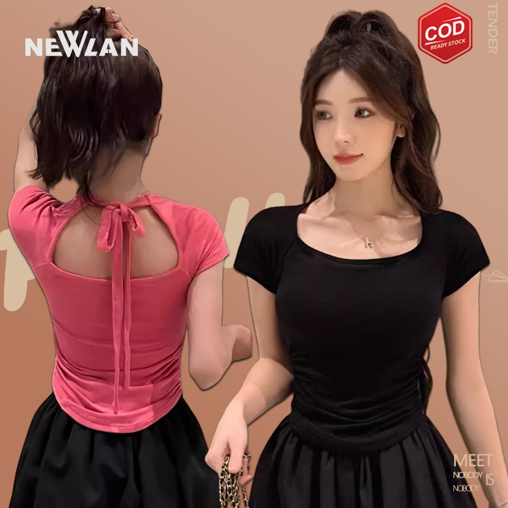 Newlan ZZ116 Kaos olahraga Top baju wanita sport baju senam atasan tennis zumba gym aerobic bandung 