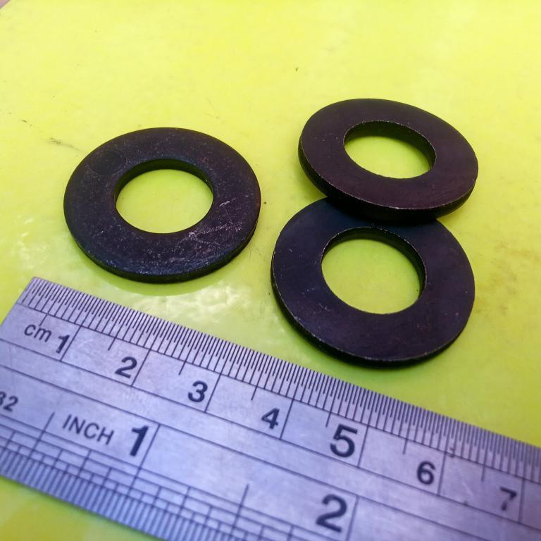 RING PLAT M14 BAHAN BAJA / PLATE M14 HITAM / WAHSER M14 BAJA