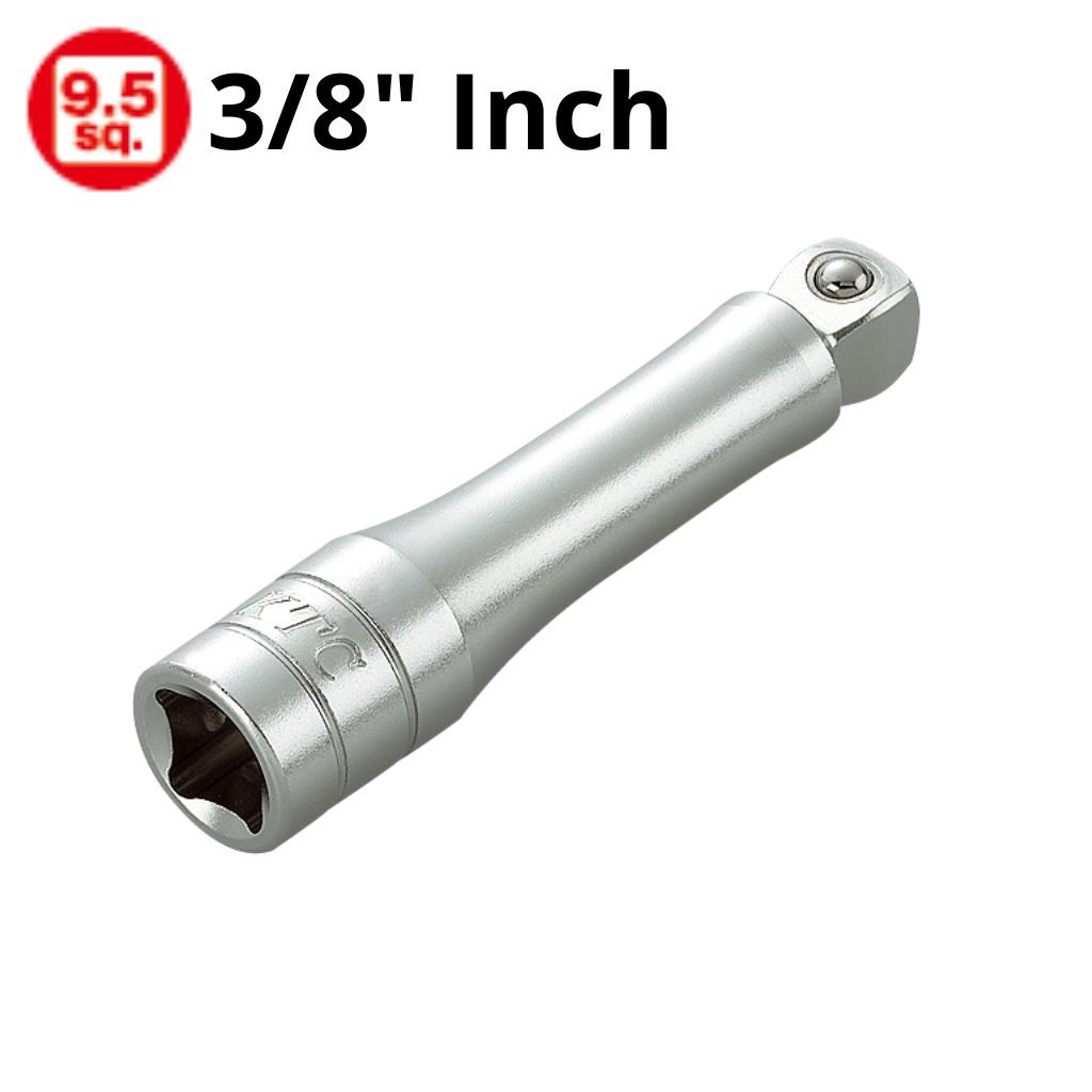 KTC Wobble Extension Bar 3/8"Inch Panjang 30/75/100/150/270mm No. BE3-030~270JW Sambungan Kunci Sock
